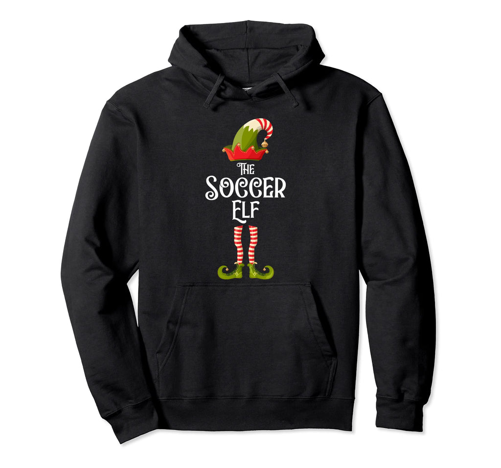 Soccer Elf Matching Family Group Hoodie - Streetwear Style for Adults - T-Shirt, Sweatshirt, Hoodie