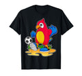 Parrot Soccer Player Soccer Sports T-Shirt - Minimalist Print for Adults - T-Shirt, Sweatshirt, Hoodie