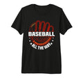 Baseball All Way Baseball Player T-Shirt - Aesthetic Graphic for Adults - T-Shirt, Sweatshirt, Hoodie