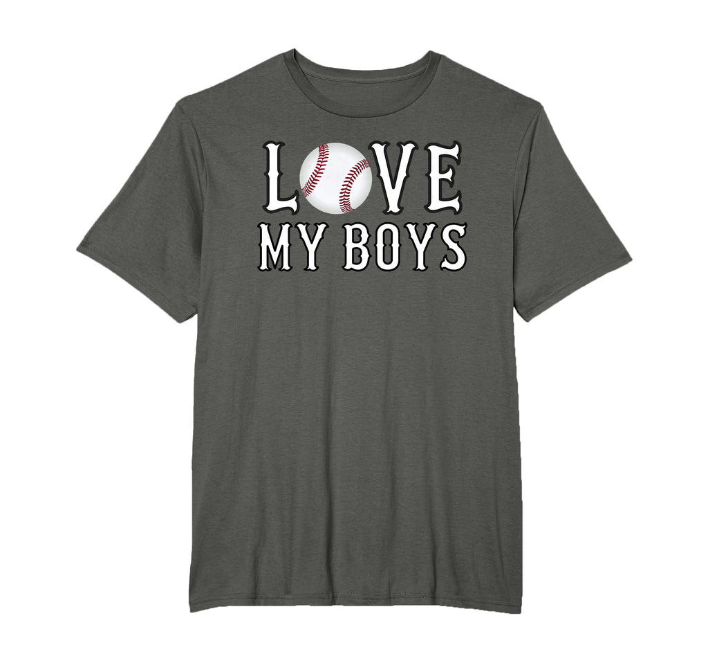 Baseball Mom I Love My Baseball Moms T-Shirt - Trendy Graphic for Adults - T-Shirt, Sweatshirt, Hoodie