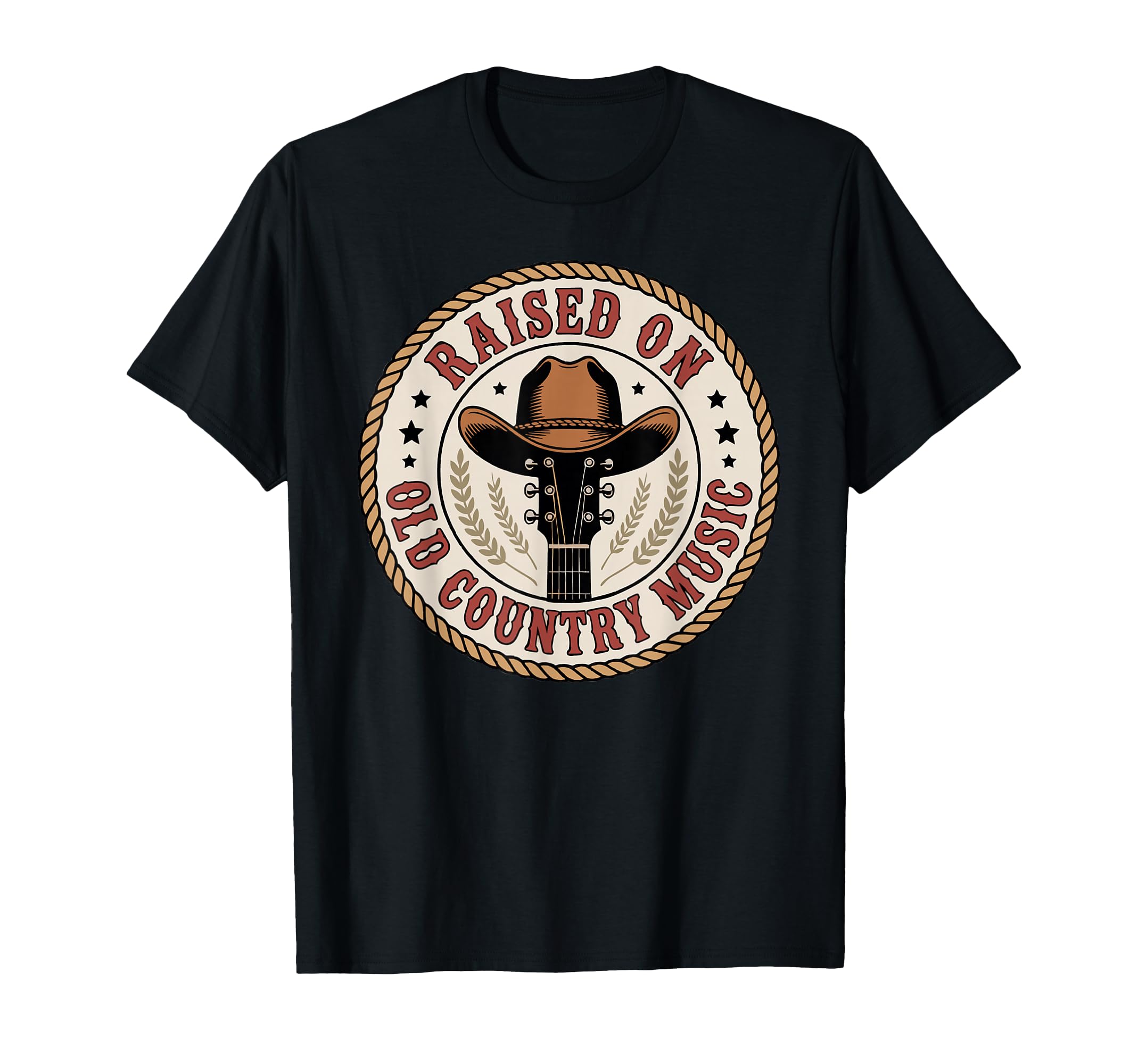 Raised Old Country Music 80S 90S T-Shirt - Trendy Graphic Men Women - T-Shirt, Sweatshirt, Hoodie