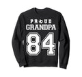 Number 84 Custom Proud Soccer Futbol Sweatshirt - Aesthetic Graphic Unisex - T-Shirt, Sweatshirt, Hoodie