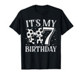 Its My Seven 7Th Birthday Soccer Bday T-Shirt - Unique Graphic Unisex - T-Shirt, Sweatshirt, Hoodie