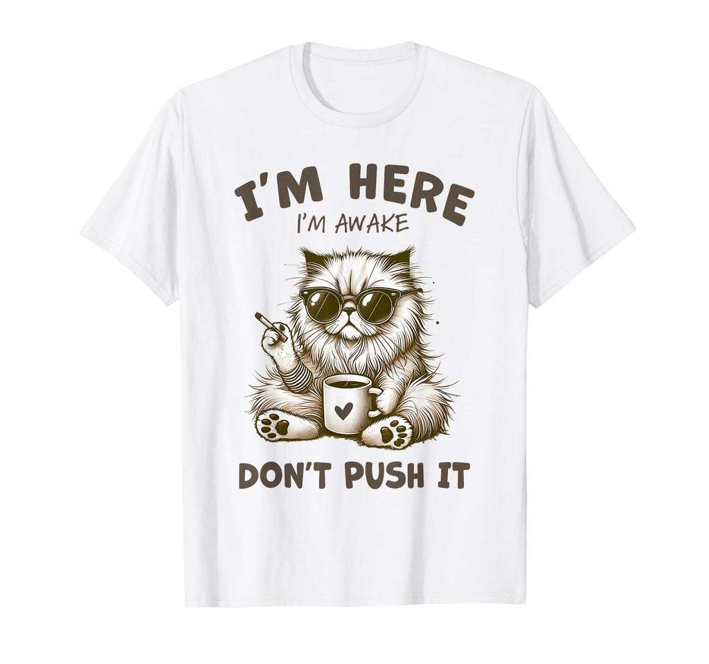 Funny Cat Lover Kitten Sassy Cat T-Shirt - Graphic Print for Adults - T-Shirt, Sweatshirt, Hoodie
