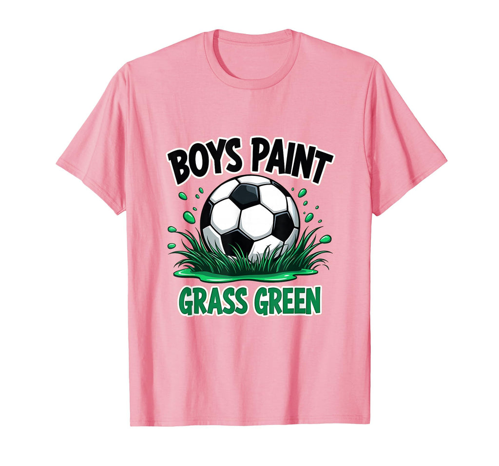 Paint Grass Green Soccer T-Shirt - Unique Graphic for Adults - T-Shirt, Sweatshirt, Hoodie
