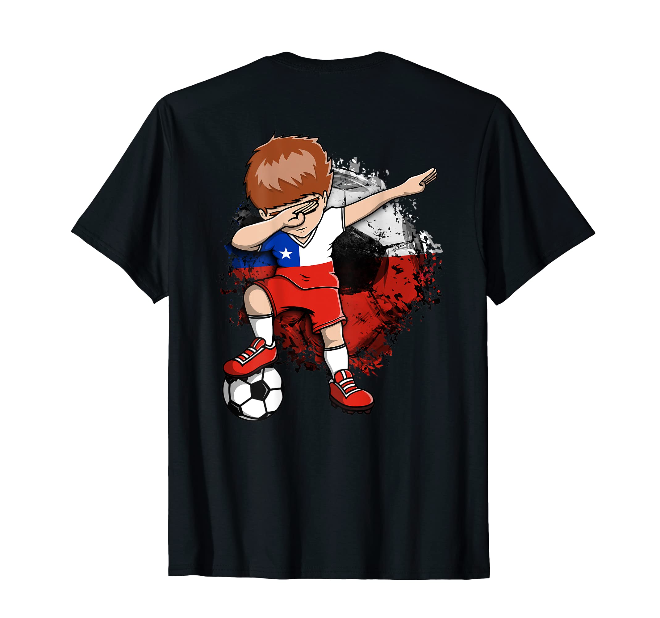 Dabbing Soccer Chile Jersey Chilean T-Shirt - Fun Novelty Design Men Women - T-Shirt, Sweatshirt, Hoodie