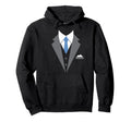 Tuxedo Formal Necktie Dad Hoodie - Aesthetic Graphic Men Women - T-Shirt, Sweatshirt, Hoodie