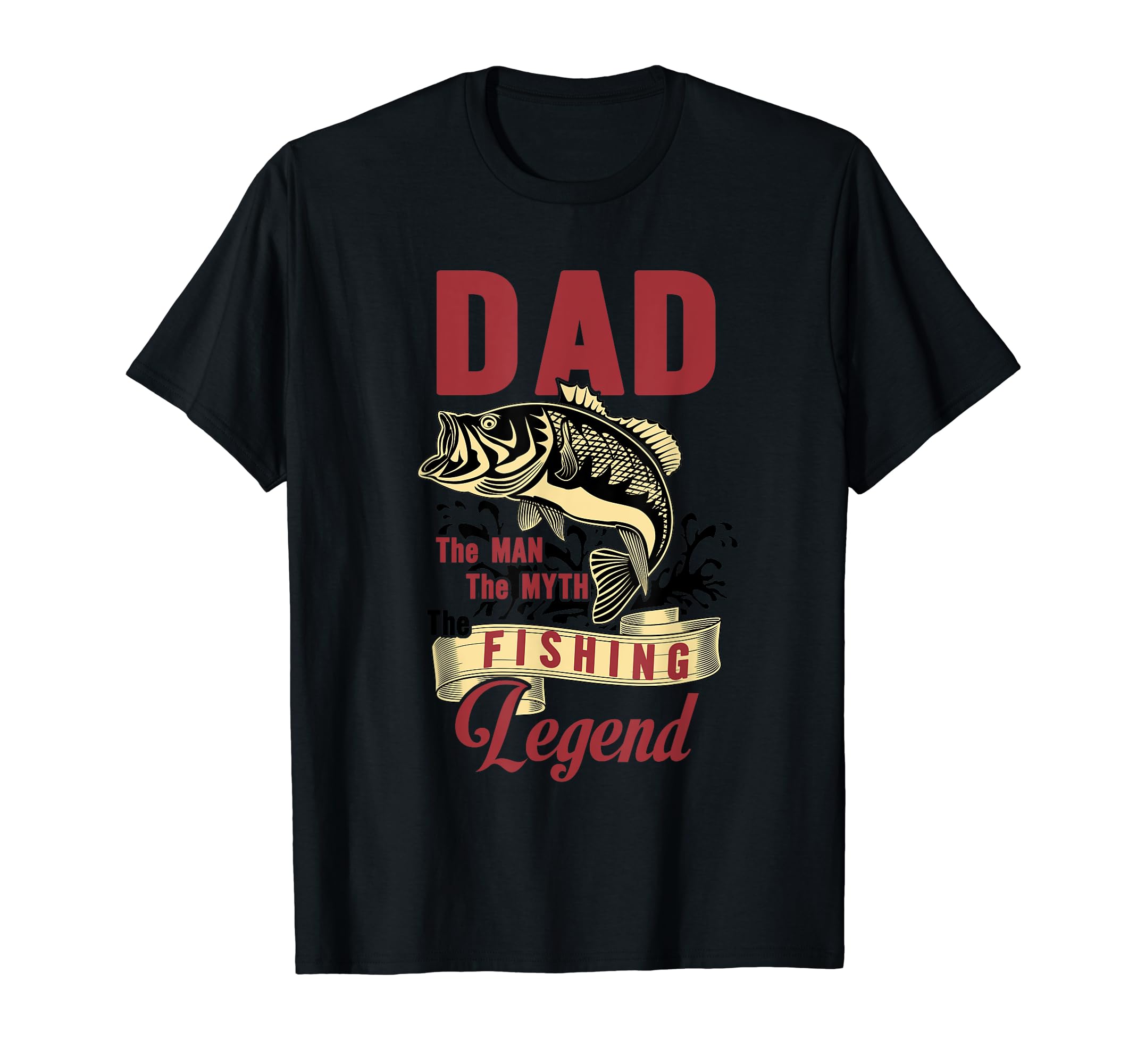 Funny Loves Fishing Gift Dad Myth T-Shirt - Fun Novelty Design Unisex - T-Shirt, Sweatshirt, Hoodie