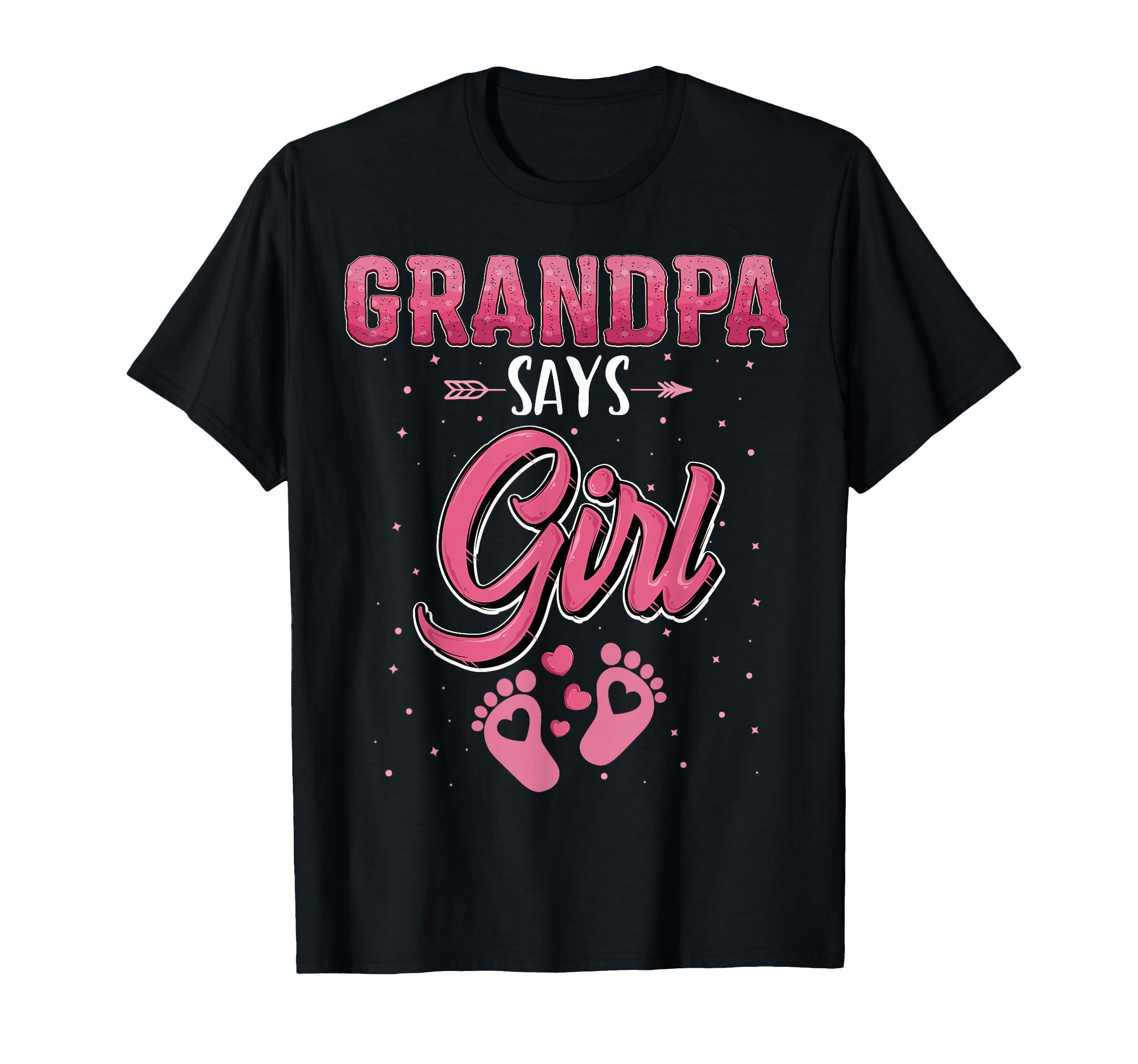 Gender Reveal Grandpa Says Matching T-Shirt - Trendy Graphic Men Women - T-Shirt, Sweatshirt, Hoodie