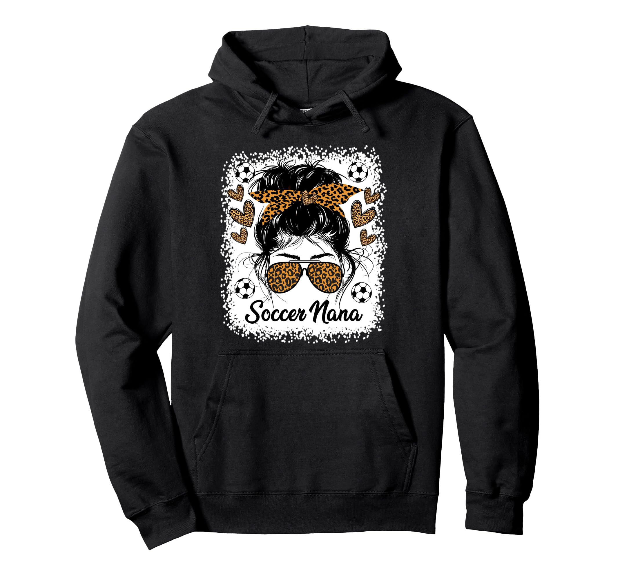 Soccer Nana Soccer Lovers Stylish Sports Hoodie - Unique Graphic Unisex - T-Shirt, Sweatshirt, Hoodie