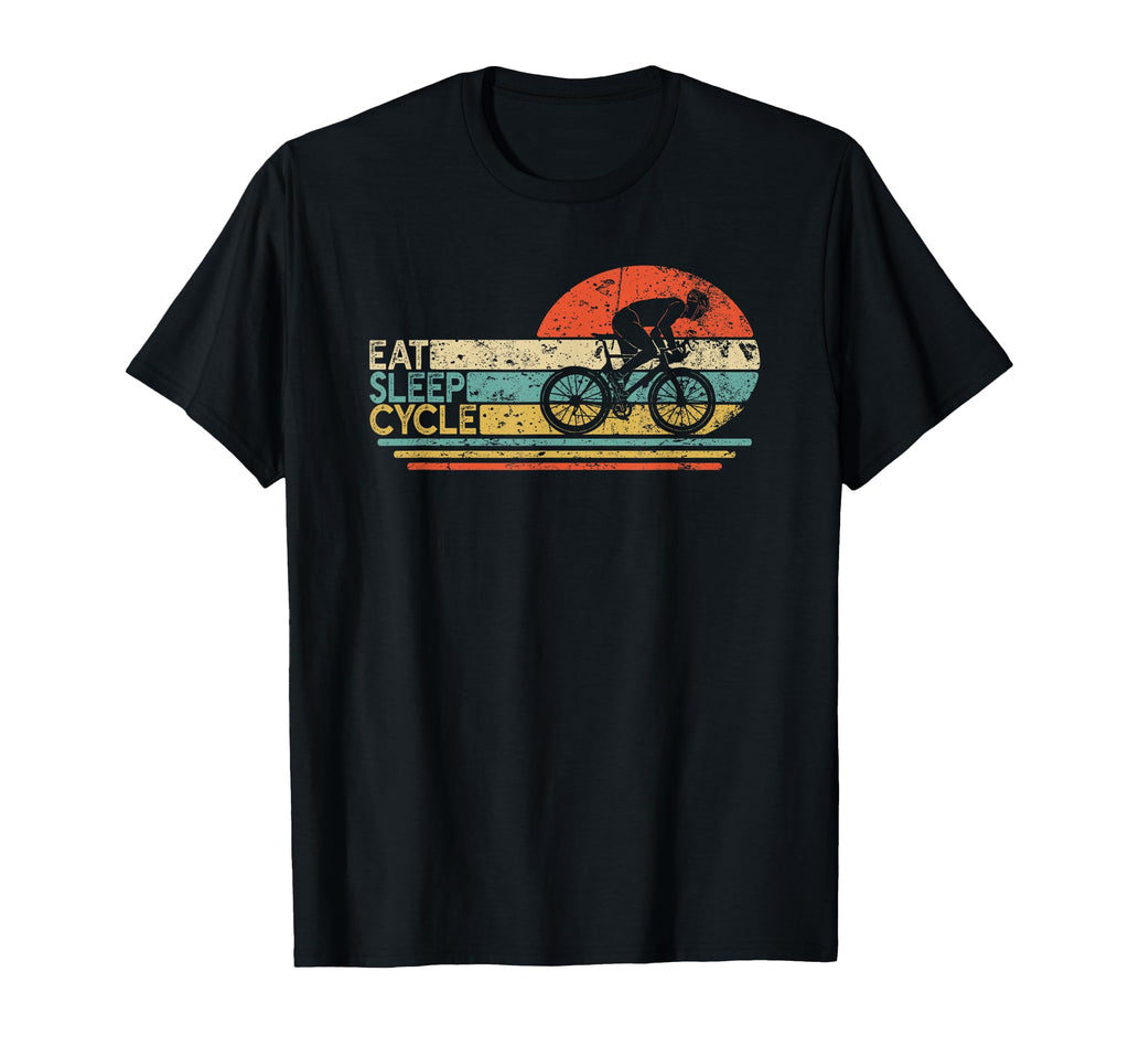 Eat Sleep Cycle Cycling Dad T-Shirt - Fun Novelty Design for Adults - T-Shirt, Sweatshirt, Hoodie