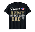 Proud Army National Guard Dad T-Shirt - Minimalist Print Men Women - T-Shirt, Sweatshirt, Hoodie