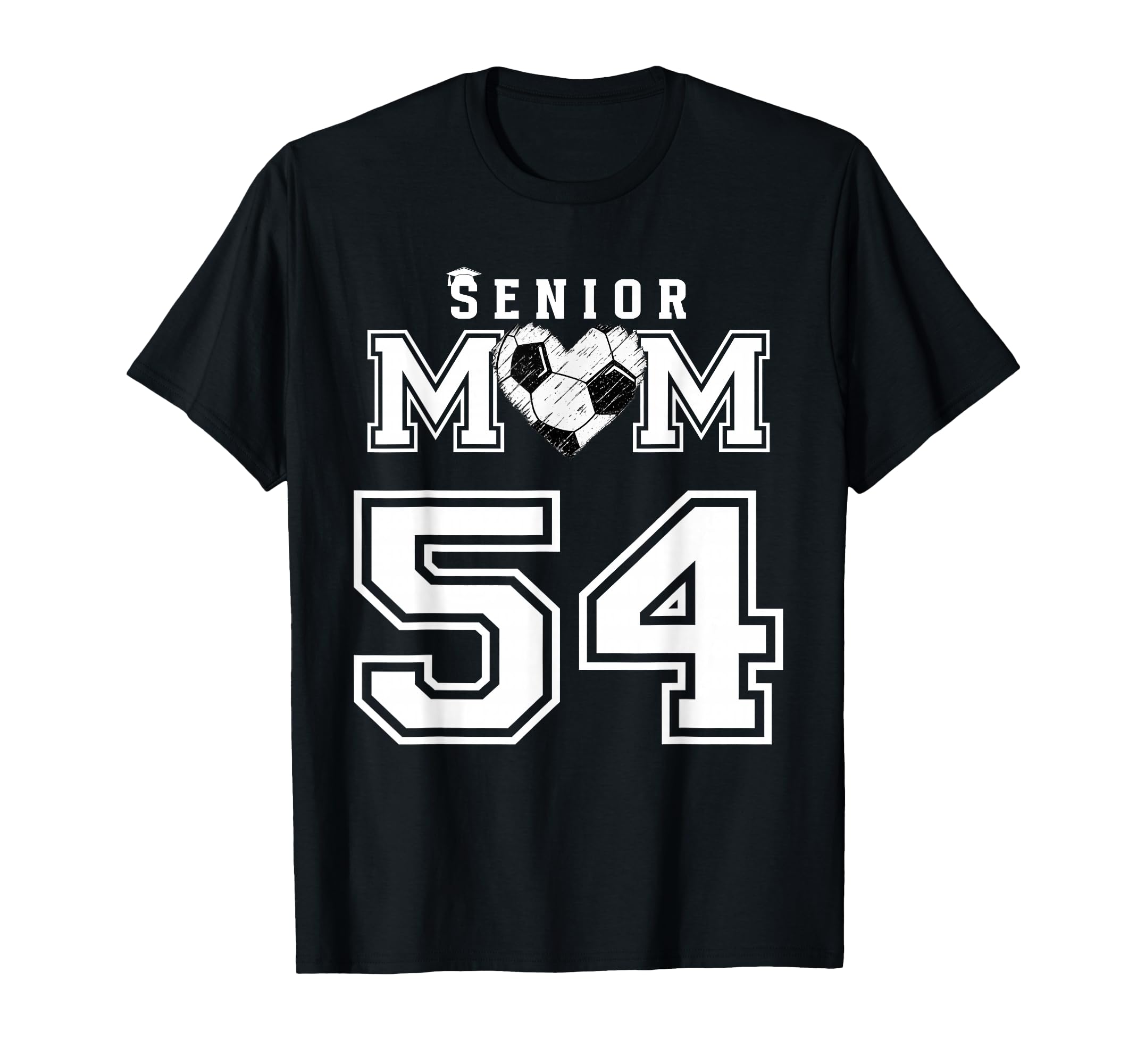 Proud Senior Soccer Mom Custom Jersey T-Shirt - Graphic Print for Adults - T-Shirt, Sweatshirt, Hoodie