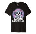 Mens Cat Dad Gamer Club T-Shirt - Streetwear Style Men Women - T-Shirt, Sweatshirt, Hoodie