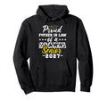 Proud Father Law Soccer Senior 2027 Hoodie - Minimalist Print for Adults - T-Shirt, Sweatshirt, Hoodie