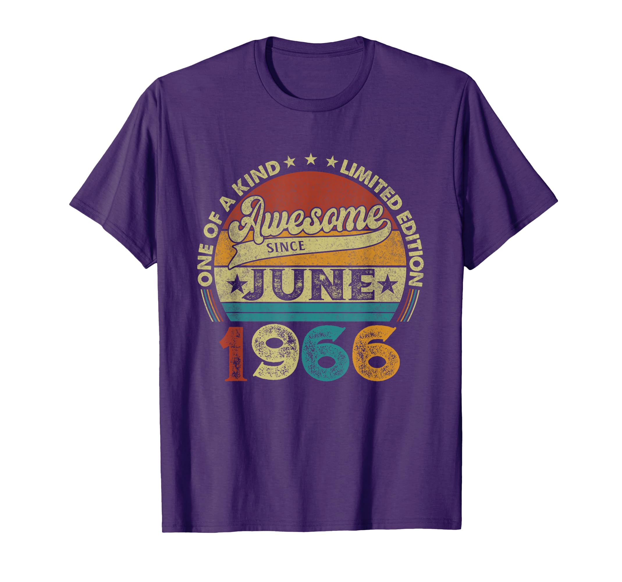 Born June 1966 Birthday June 1966 T-Shirt - Minimalist Print for Adults - T-Shirt, Sweatshirt, Hoodie