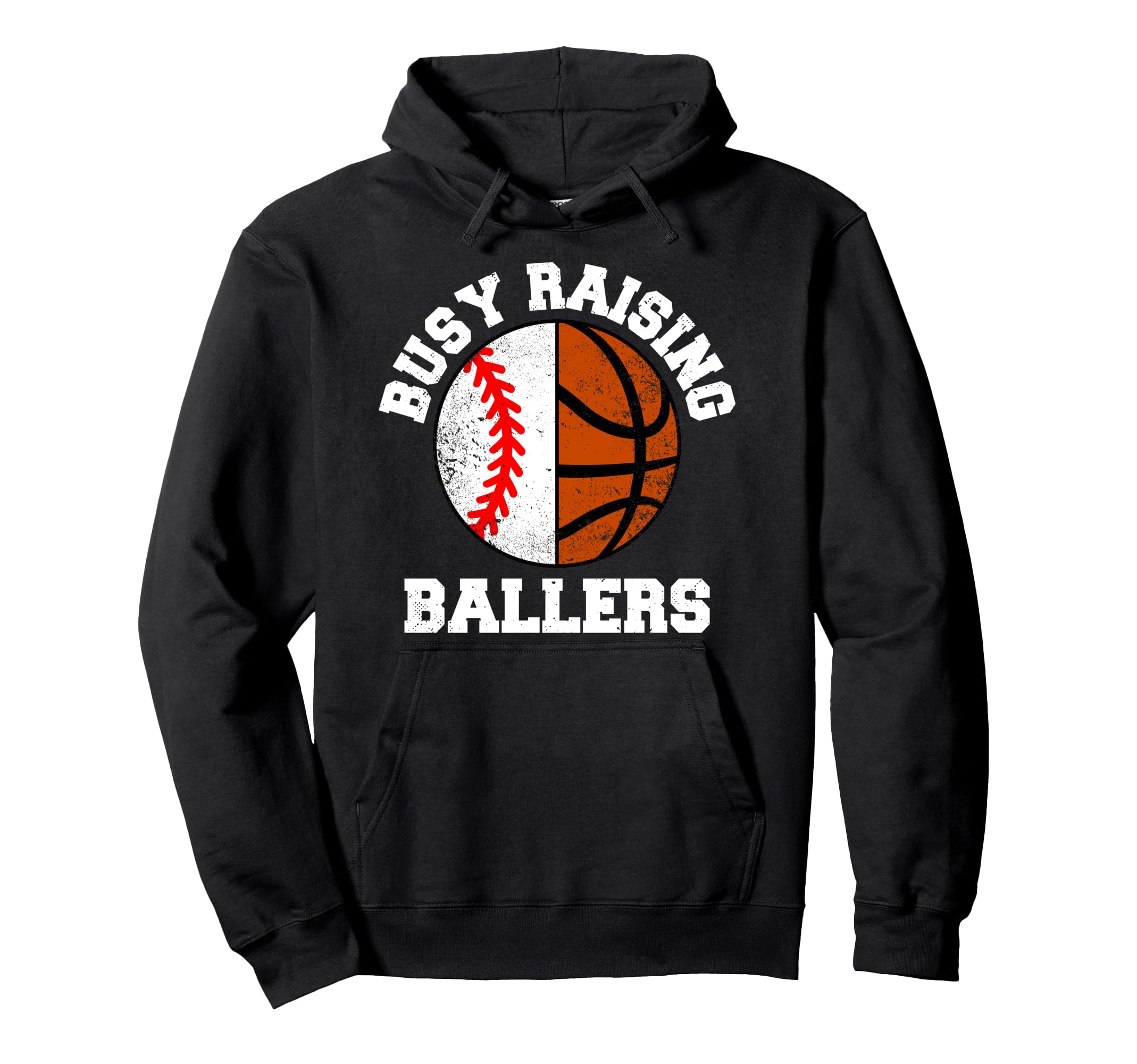 Busy Raising Ballers Funny Baseball Hoodie - Streetwear Style Men Women - T-Shirt, Sweatshirt, Hoodie