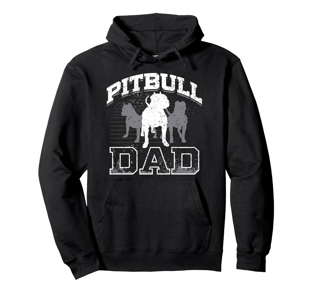 Dad Pitbull Lover Dog Owner Hoodie - Custom Art Print Men Women - T-Shirt, Sweatshirt, Hoodie