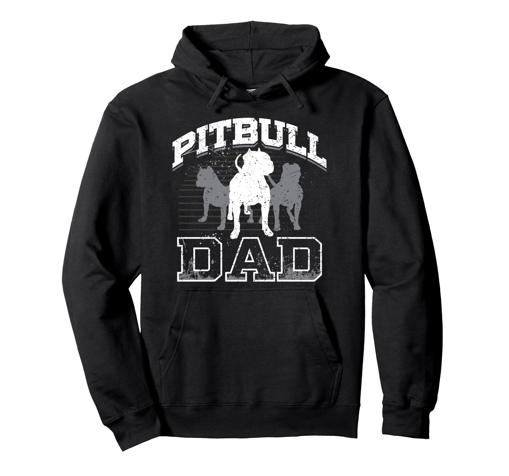 Dad Pitbull Lover Dog Owner Hoodie - Custom Art Print Men Women - T-Shirt, Sweatshirt, Hoodie