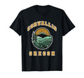 Corvallis Oregon Mountain Landscape Travel T-Shirt - Graphic Print Unisex - T-Shirt, Sweatshirt, Hoodie