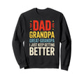 Dad Grandpa Great Grandpa Greatest Sweatshirt - Trendy Graphic for Adults - T-Shirt, Sweatshirt, Hoodie