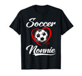 Soccer Nonnie Soccer Heart Family T-Shirt - Aesthetic Graphic Unisex - T-Shirt, Sweatshirt, Hoodie