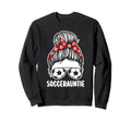 Aunt Auntie Soccer Sweatshirt - Graphic Print Men Women - T-Shirt, Sweatshirt, Hoodie