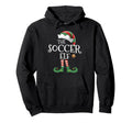 Soccer Elf Matching Family Group Elf Hoodie - Graphic Print for Adults - T-Shirt, Sweatshirt, Hoodie
