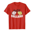 Mens Dad Ballers Baseball T-Shirt - Casual Everyday Wear for Adults - T-Shirt, Sweatshirt, Hoodie