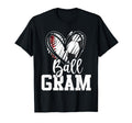 Ball Grandma Heart Baseball Soccer T-Shirt - Minimalist Print for Adults - T-Shirt, Sweatshirt, Hoodie