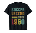 Soccer Legend 1960 66 Year Old T-Shirt - Aesthetic Graphic Men Women - T-Shirt, Sweatshirt, Hoodie