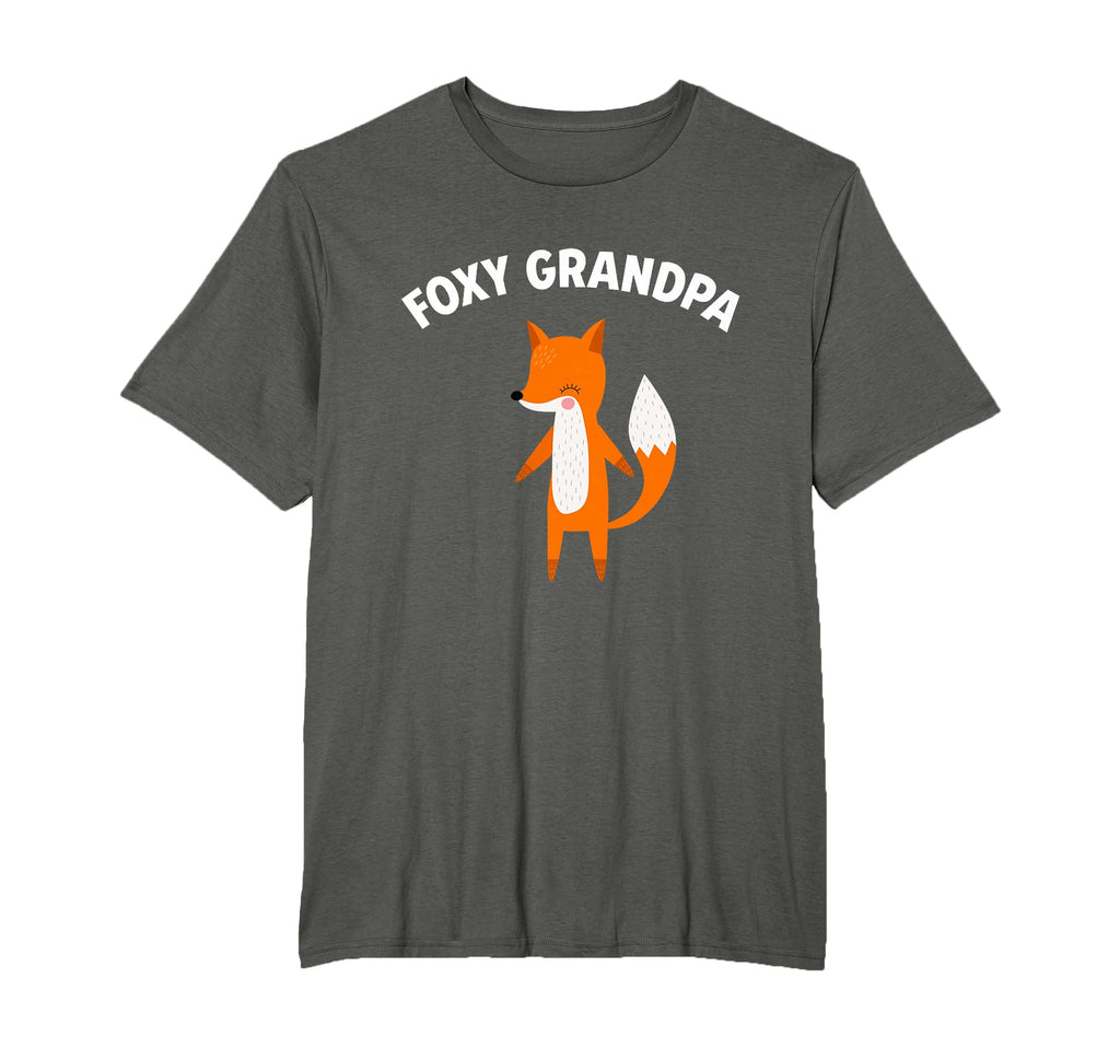 Foxy Grandpa Funny Fathers Day Fox T-Shirt - Fun Novelty Design Men Women - T-Shirt, Sweatshirt, Hoodie