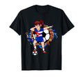 Dabbing Soccer Cuba Fans Jersey Floral T-Shirt - Unique Graphic Men Women - T-Shirt, Sweatshirt, Hoodie