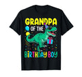 Grandpa Birthday Party Outfit Dinosaur T-Shirt - Custom Art Print Unisex - T-Shirt, Sweatshirt, Hoodie