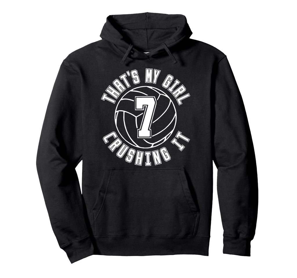 Volleyball Number Seven 7 Thats My Hoodie - Trendy Graphic Men Women - T-Shirt, Sweatshirt, Hoodie