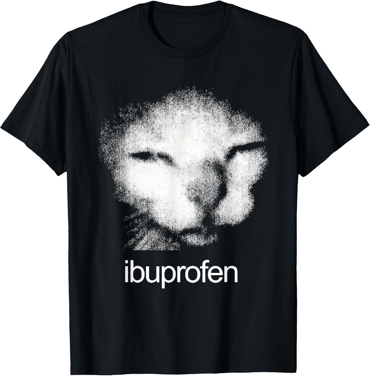 Funny Ibuprofen Cat Meme with Cringe Ugly Feline Face - Adult & Kids T-Shirts, Sweatshirts & Hoodies apparel design preview 1