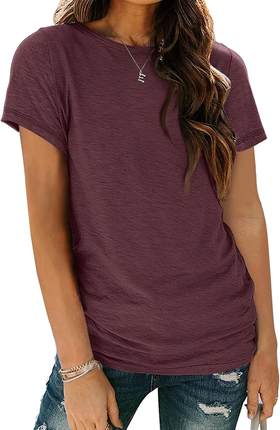 Women's Soft Basic Short Sleeve Round Neck Tops - Adult & Kids T-Shirts, Sweatshirts & Hoodies apparel design preview 1