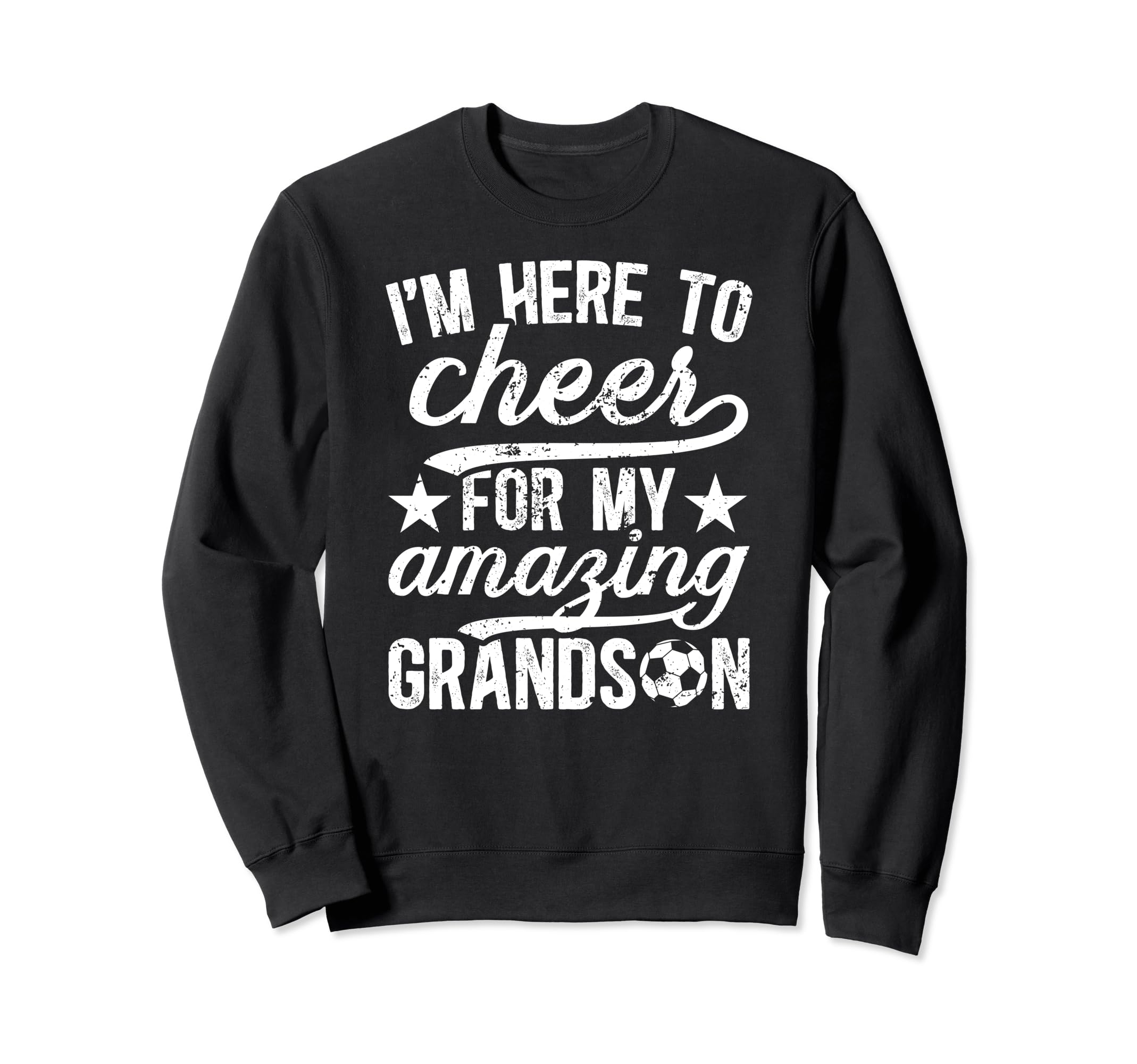 Amazing Grandson Soccer Grandpa Sweatshirt - Aesthetic Graphic Unisex - T-Shirt, Sweatshirt, Hoodie