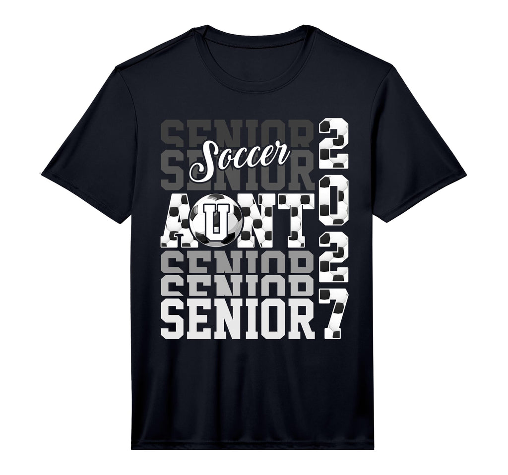 Senior 2027 Soccer Aunt Proud Family T-Shirt - Graphic Print Unisex - T-Shirt, Sweatshirt, Hoodie