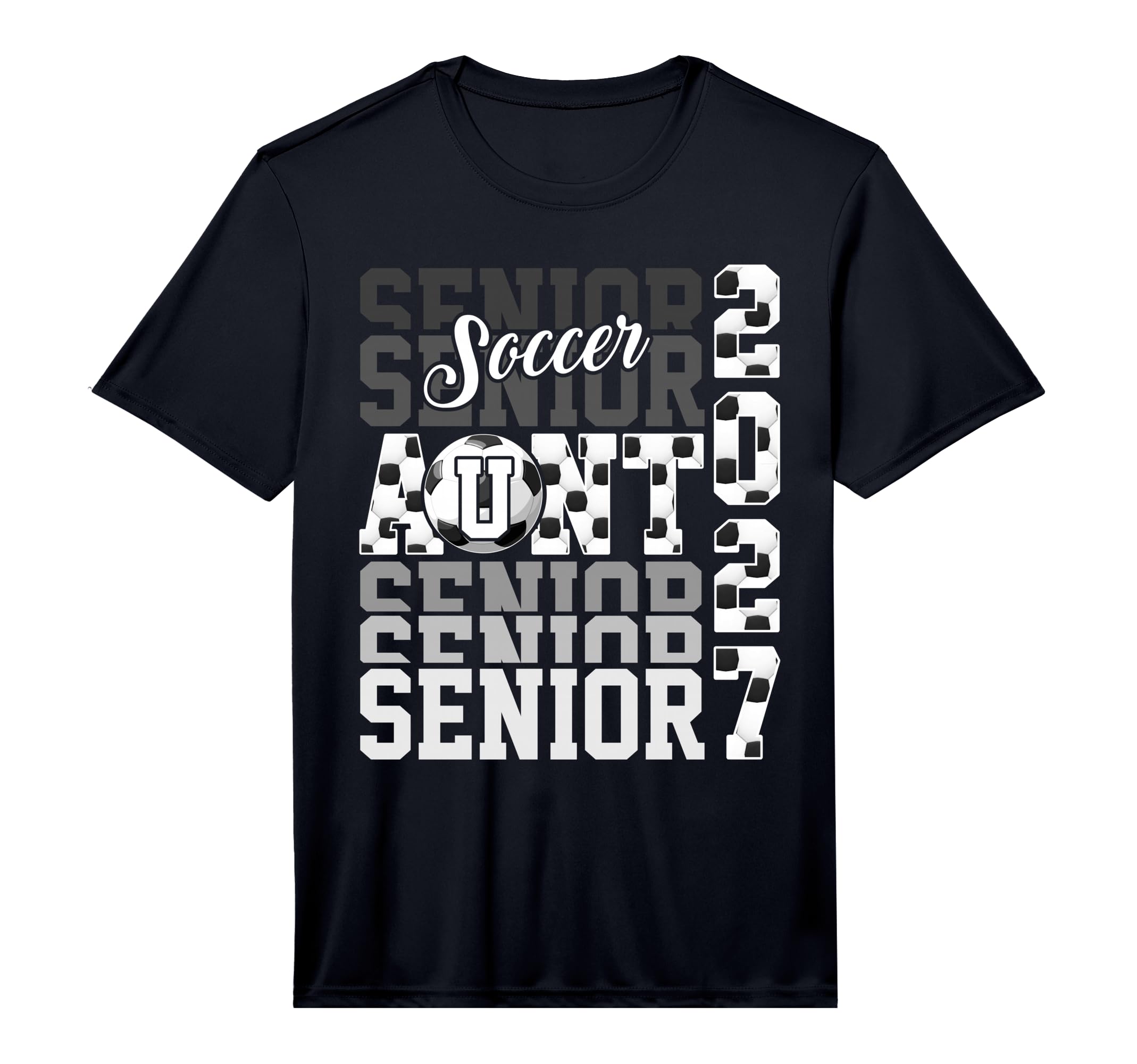 Senior 2027 Soccer Aunt Proud Family T-Shirt - Graphic Print Unisex - T-Shirt, Sweatshirt, Hoodie