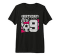 9 Year Old Soccer Birthday 9Th T-Shirt - Fun Novelty Design for Adults - T-Shirt, Sweatshirt, Hoodie