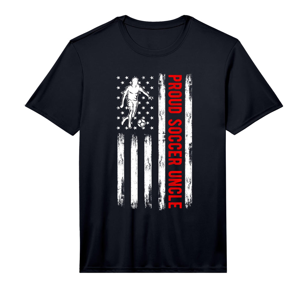 Mens Proud Soccer Uncle Usa Flag T-Shirt - Casual Everyday Wear for Adults - T-Shirt, Sweatshirt, Hoodie