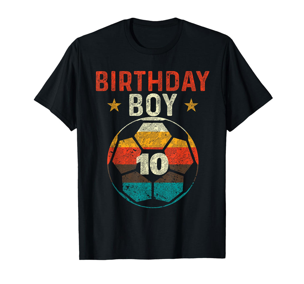 10Th Birthday Soccer Lover 10 Years T-Shirt - Aesthetic Graphic Men Women - T-Shirt, Sweatshirt, Hoodie