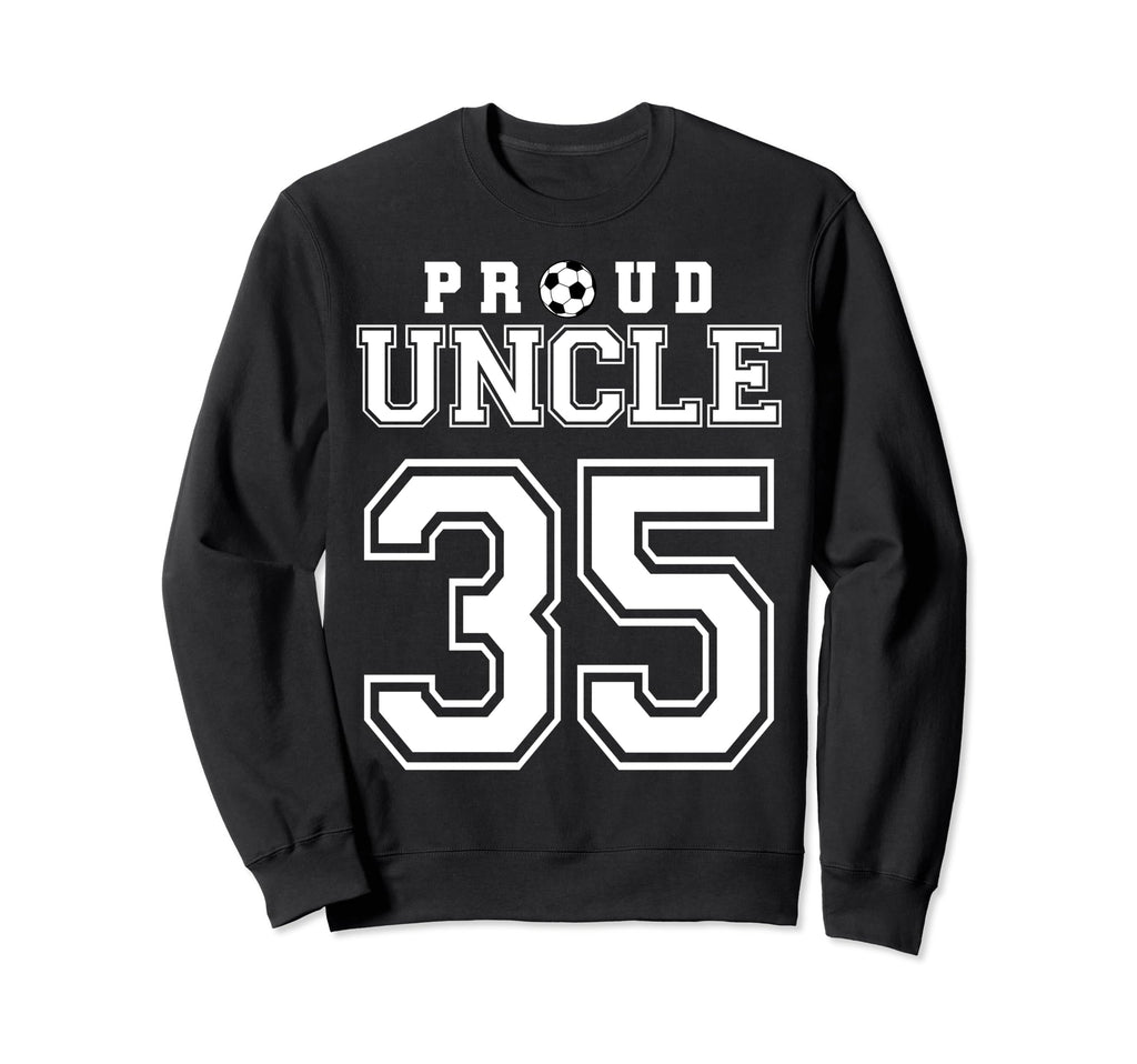 Number 35 Custom Proud Soccer Futbol Sweatshirt - Trendy Graphic Men Women - T-Shirt, Sweatshirt, Hoodie