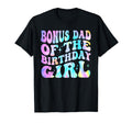 Bonus Dad Birthday Tie Dye Colorful 1St T-Shirt - Minimalist Print Unisex - T-Shirt, Sweatshirt, Hoodie