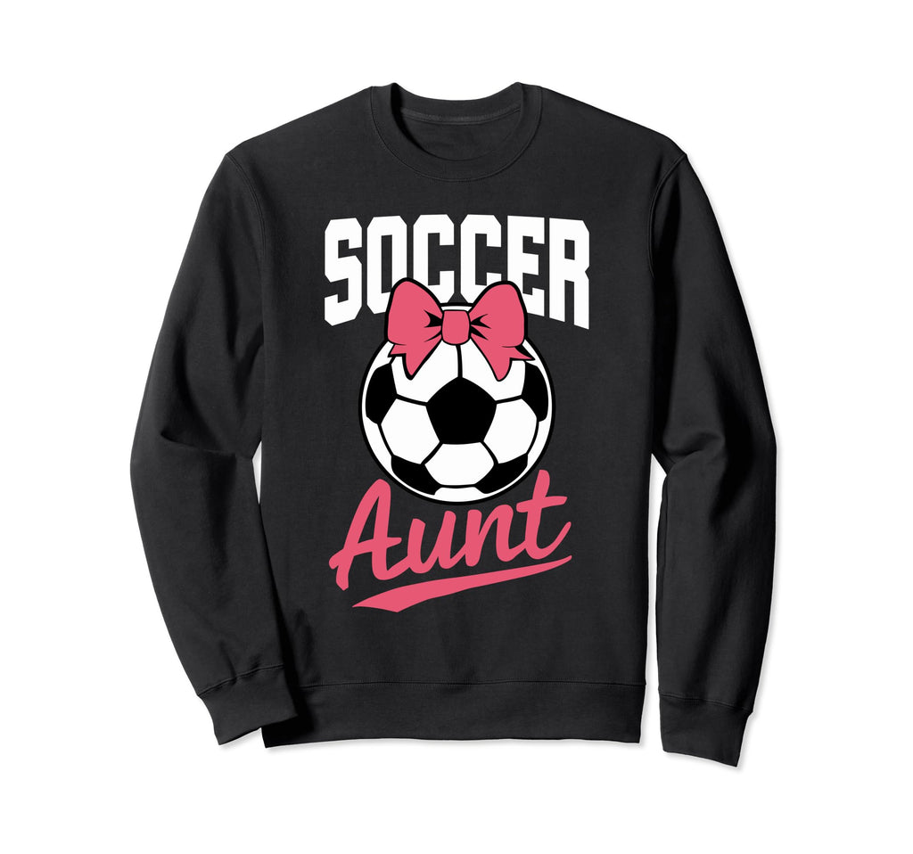 Soccer Aunt Heart Sport Lover Sweatshirt - Novelty Apparel for Adults - T-Shirt, Sweatshirt, Hoodie