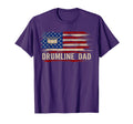 Drumline Dad American Usa Flag Music T-Shirt - Aesthetic Graphic Men Women - T-Shirt, Sweatshirt, Hoodie