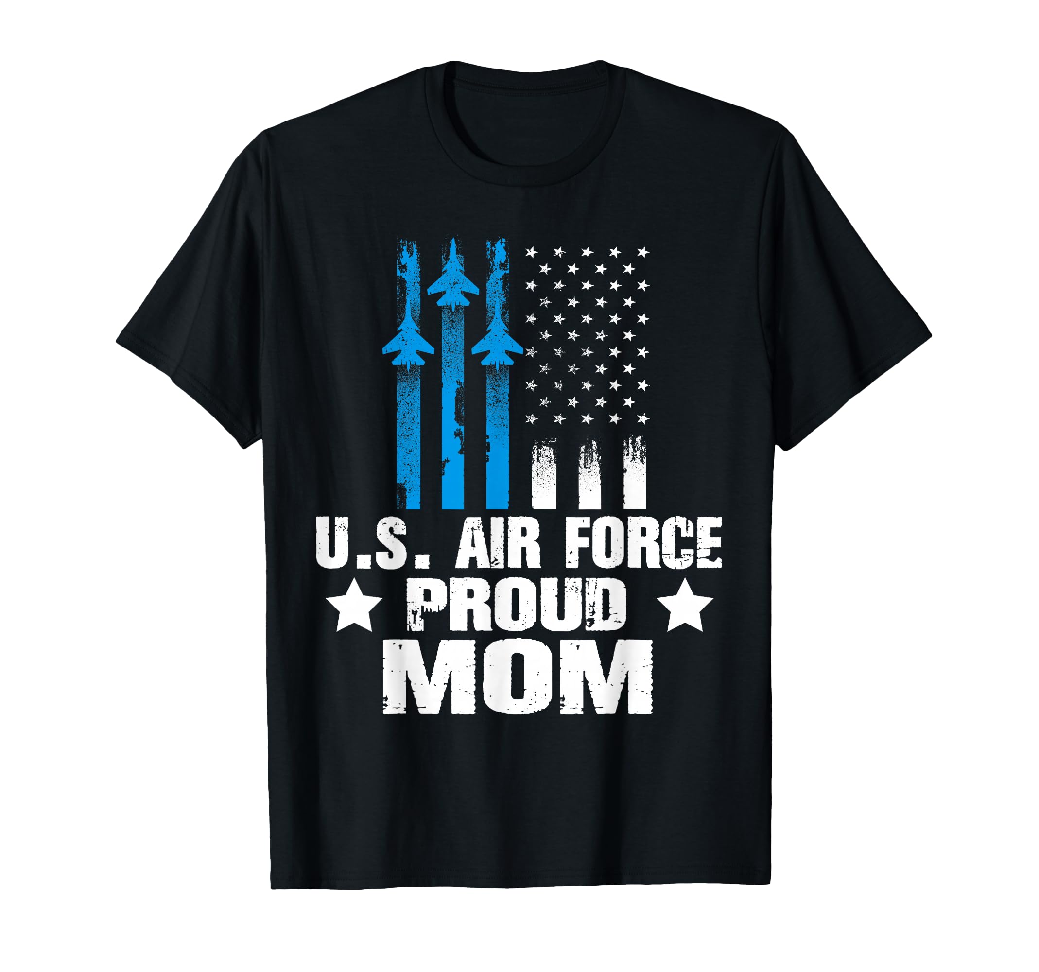 Proud Mom Us Airforce Military Veterans T-Shirt - Aesthetic Graphic Unisex - T-Shirt, Sweatshirt, Hoodie