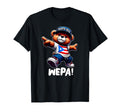 Wepa Teddy Bear Puerto Rico Flag T-Shirt - Minimalist Print Men Women - T-Shirt, Sweatshirt, Hoodie