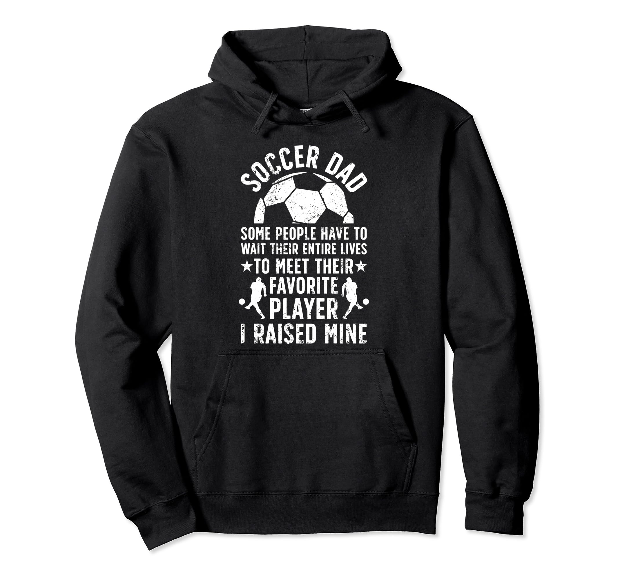 Soccer Dad Proud Dad Soccer Player Dad Hoodie - Minimalist Print Men Women - T-Shirt, Sweatshirt, Hoodie